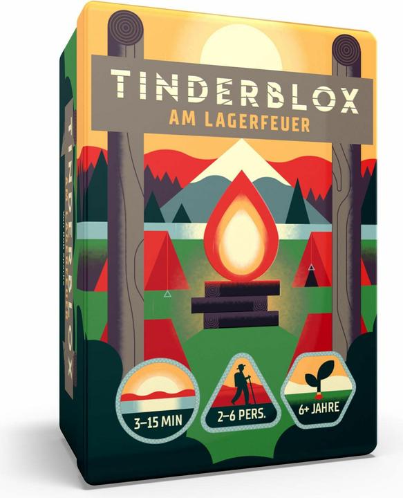 Produktbild Tinderblox - am Lagerfeuer - Geschicklichkeitsspiel (DE) (Deutsch)