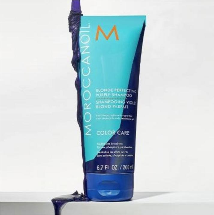 Produktbild Moroccanoil Color Care Blonde Perfecting Purple (200 ml, Silbershampoo)