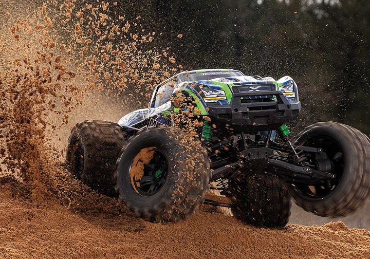 Immagine prodotto Traxxas M.TRUCK X-MAXX 8S BELTED 4WD EP RTR GREEN TQi 2.4GHz BRUSHLESS SENZA caricatore e SENZA batteria (RTR pronto all'uso)