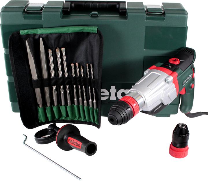 Produktbild Metabo SDS-Plus Multihammer UHEV 2860-2 Quick Set +Bohrer-/Meisselsatz (10-tlg.) (Netzbetrieb)