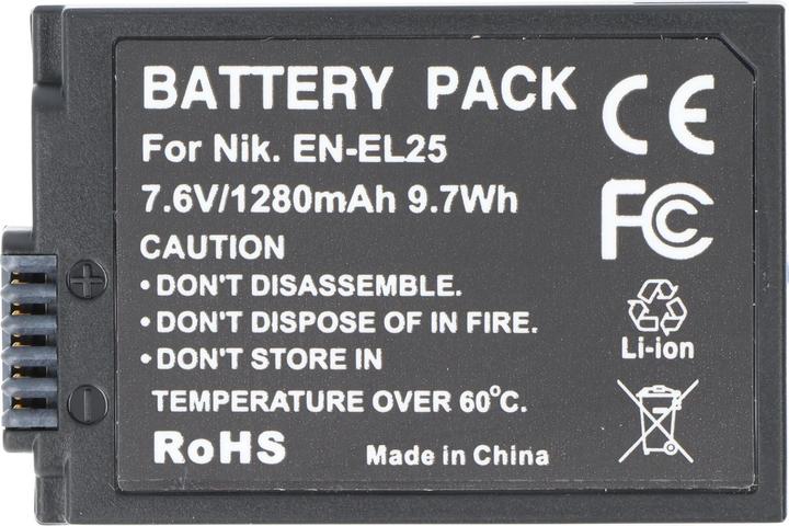 Produktbild AccuCell Akku NIKON Z50, Z FC Akkutyp Nikon EN-EL25 (Akku)