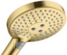 Actual product image hansgrohe Raindance Select S 120 3 spray types (3 Beam types, 15 l/min)