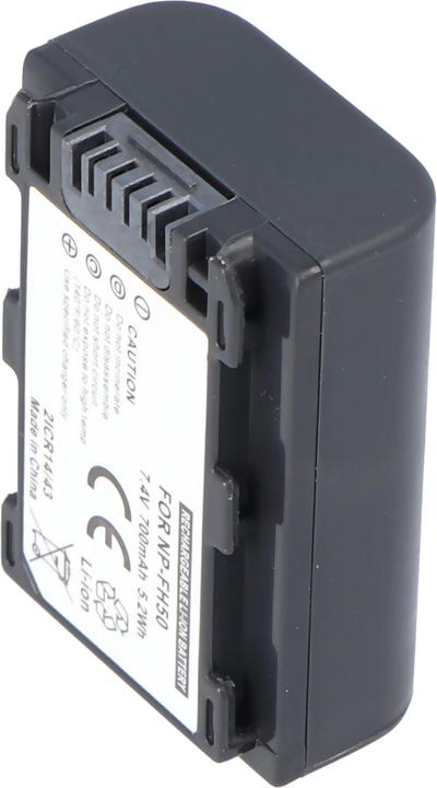 Actual product image AccuCell Sony NP-FH50 battery, H-series (Rechargeable battery)