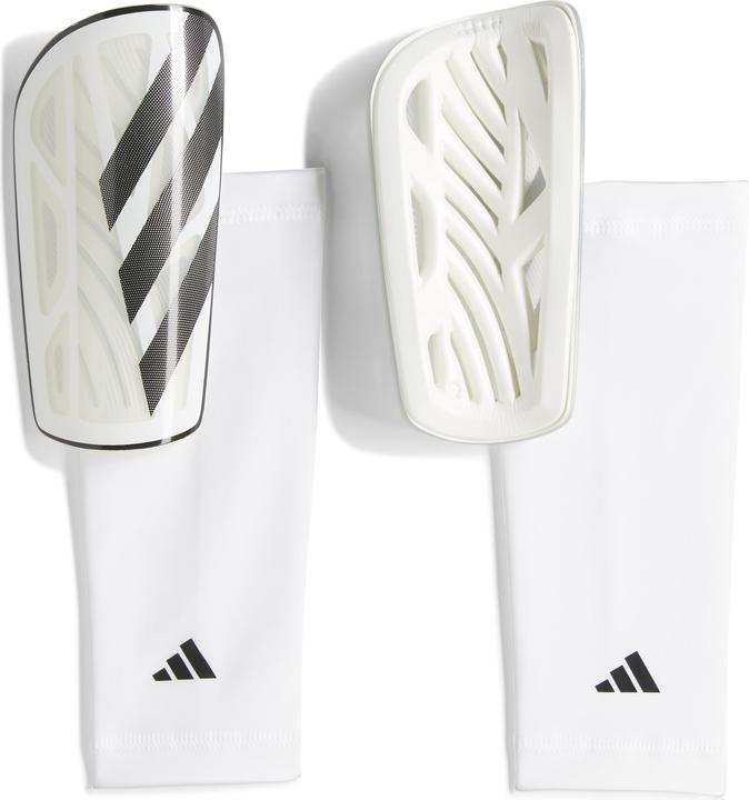 adidas Unisex TIRO SHINGUARD League, White/Black/Silver Metallic, L (L)