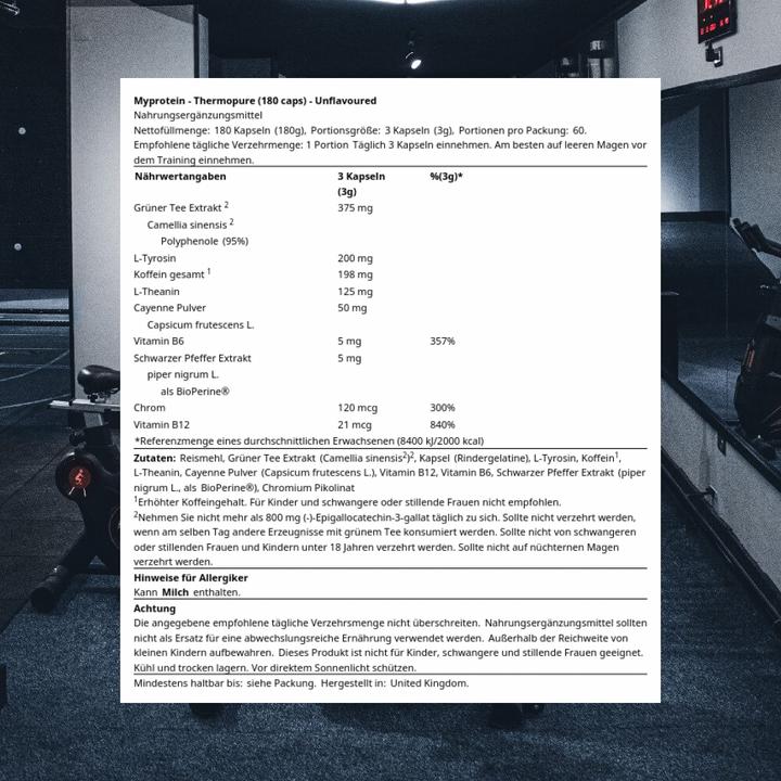 Produktbild MyProtein Thermopure, Kapseln (1 Stk., 180 g)