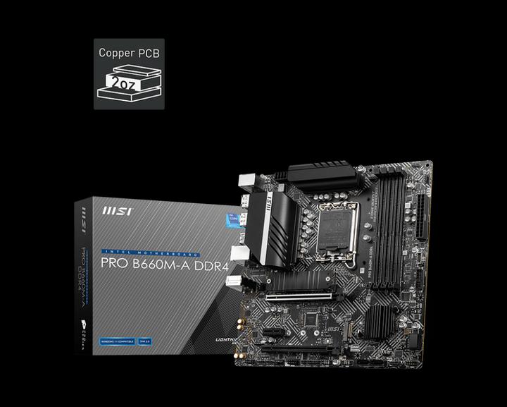 Actual product image MSI PRO H610M-G DDR4 (LGA 1700, Intel H610, mATX)