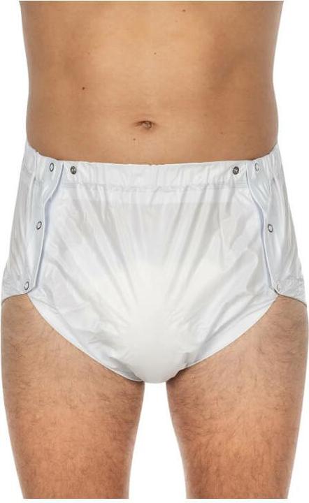 Image du produit Suprima Slip en PVC boutonnable pour Femmes et Hommes blanc (1 x, M)
