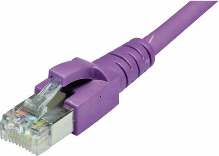 Dätwyler Cavo patch Cat 6A, S/FTP, 5 m, viola (S/FTP, CAT6a, 5.50 m)