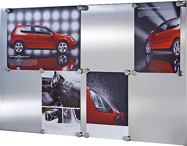 Image du produit eurokraft basic Edelstahl-Magnetwand (Tableau magnétique, 60 x 96,5 cm)