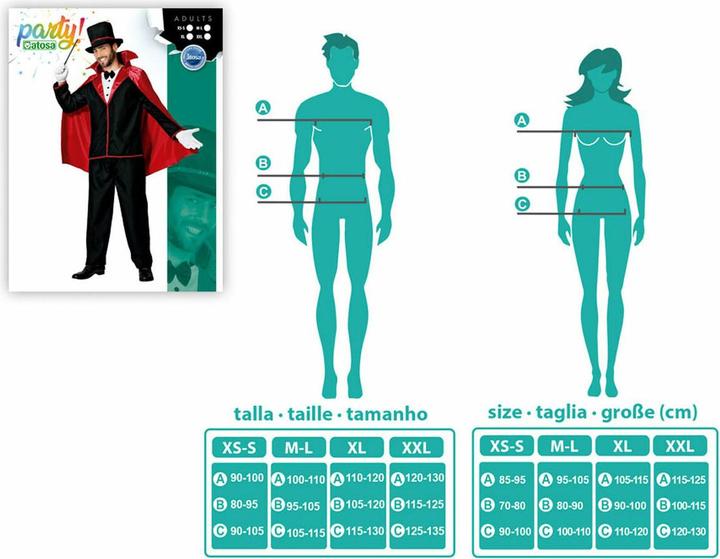 Actual product image Carnival Toys Disguise magician (XS)