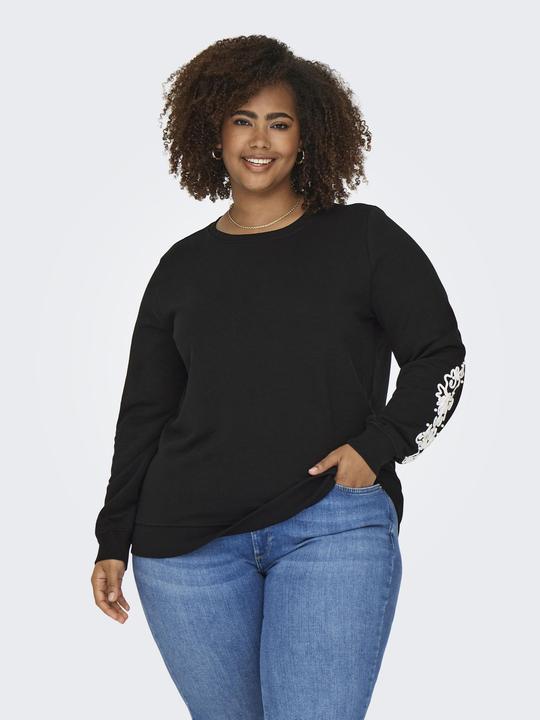 Produktbild Only Normal geschnitten Rundhals Tief angesetzte Schulter Sweatshirt Sweatshirt (M)