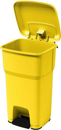 Image du produit Rothopro Collecteur de déchets à pédale en plastique (60 l)
