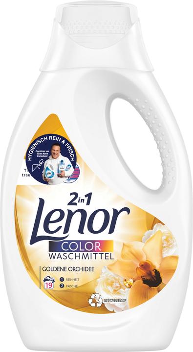 Produktbild Lenor Goldene Orchidee (19 Waschgänge, Flüssig)