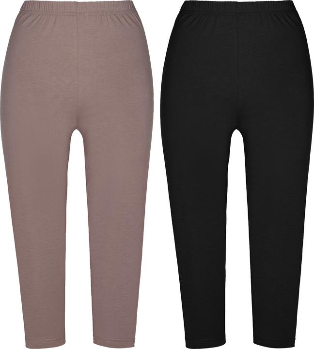 Actual product image Erwin Müller Ladies Capri Leggings 2-Pack (44, 46)