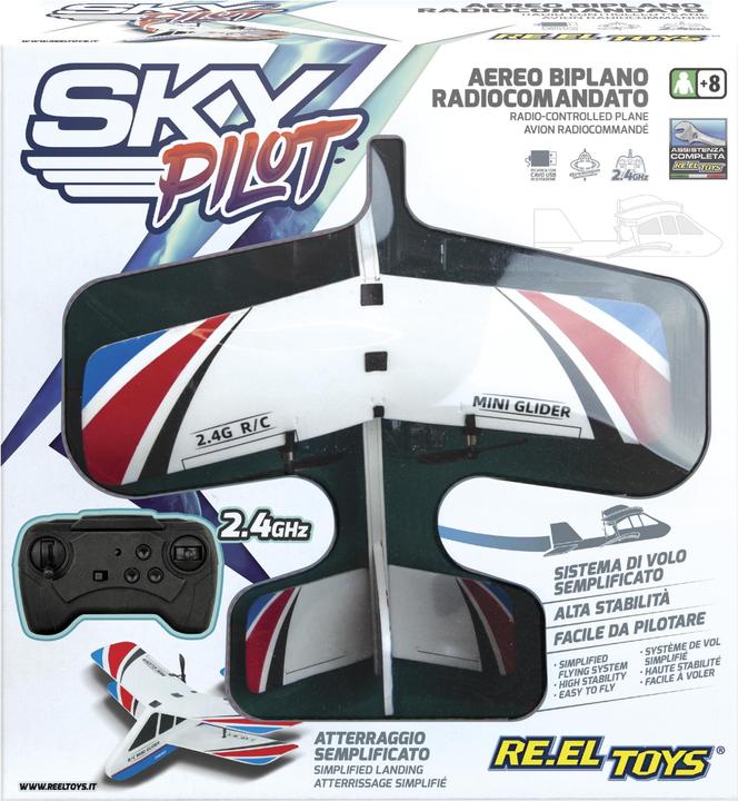 Actual product image Re.Eltoys Re. El Toys Sky Pilot Biplane