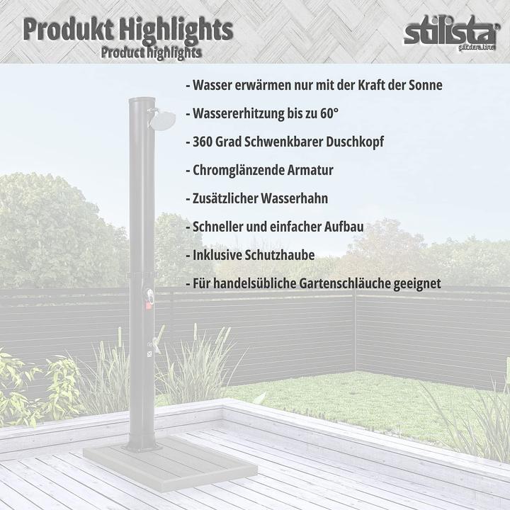 Image du produit Stilista Douche solaire