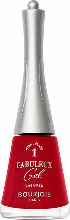 Immagine prodotto Bourjois Smalto gel per unghie FABULEUX n. 315 Caba Red 9ml (Nº 315 Caba rosso, Smalto per unghie effetto gel)