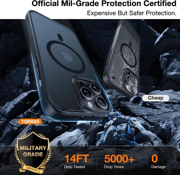 Actual product image Torras Guardian MagSafe (Apple iPhone 15 Pro)
