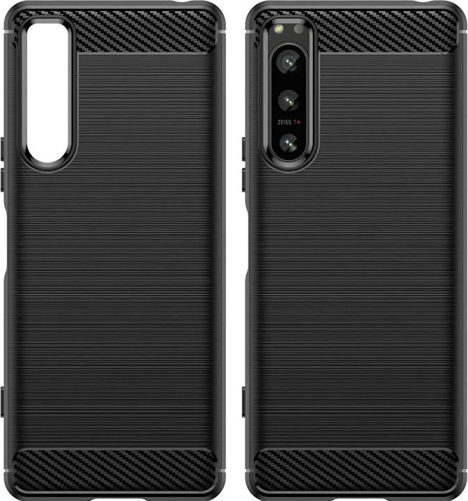 Immagine prodotto Screenguard Sony Xperia 5 IV Cover Carbon Brushed Soft TPU (Sony Xperia 5 IV)