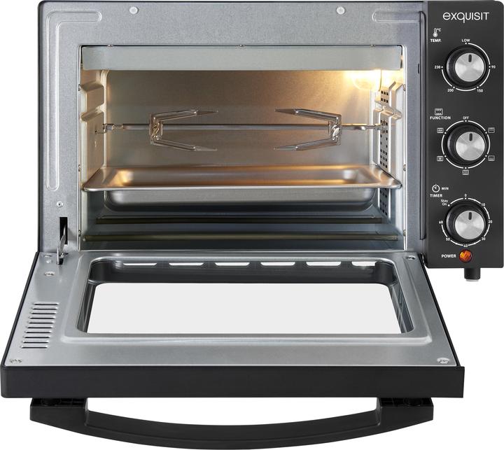 Actual product image HP Autozubehör Mini oven MO 3302 sw 1500 W black 20 l, 8kg