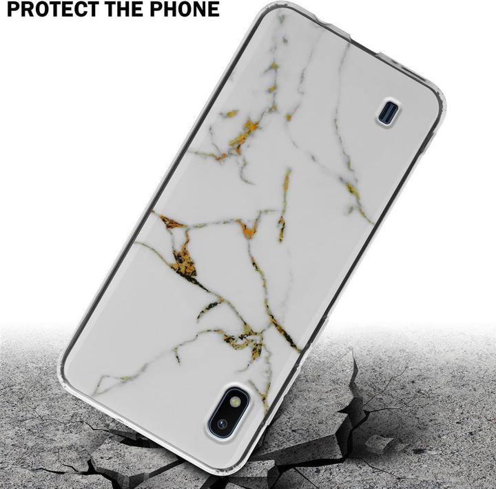 Actual product image Cadorabo IMD TPU Colorful Marble Cover (Samsung Galaxy A10, HTC One M10)