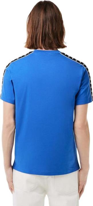 Actual product image Lacoste Mens Logo Cotton Jersey Stripes T-Shirt (S)