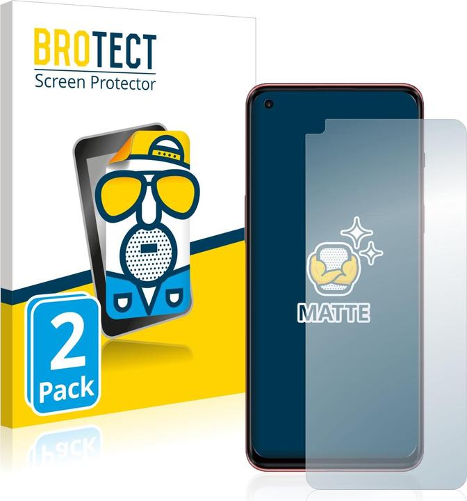 Produktbild BROTECT Entspiegelungs-Schutzfolie Displayschutz Matt (2 Stück, OnePlus Nord 2)