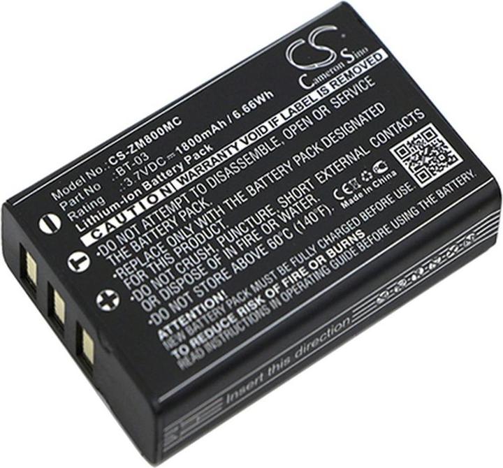 Actual product image NoName Battery for Zoom Q8 Recorder etc