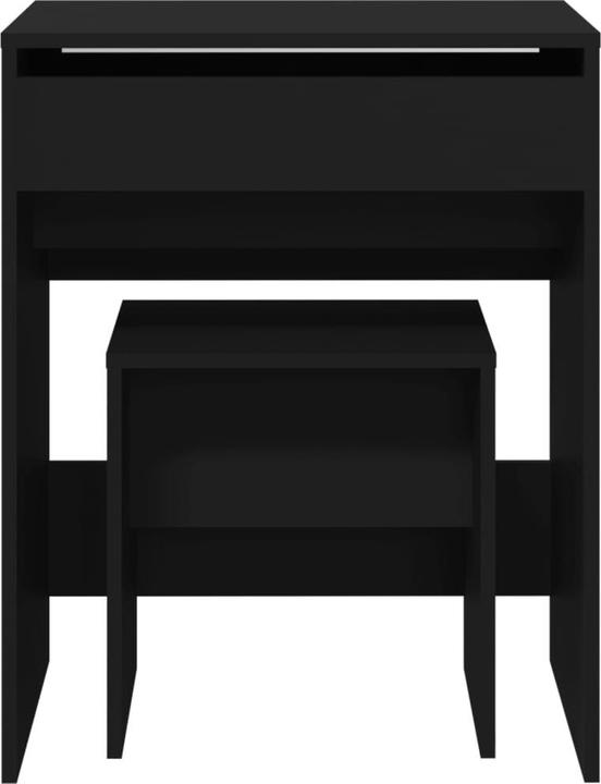Actual product image VidaXL Dressing table with stool 60 x 40 x 113.5 cm (60 x 40 x 75 cm)