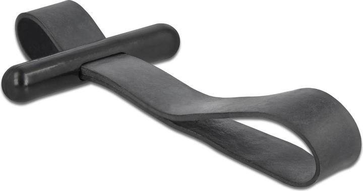 Immagine prodotto Delock Fascetta con anello di gomma nera 2,6 cm x 15 mm (Fascette in plastica, 26 mm, 1 pz.)
