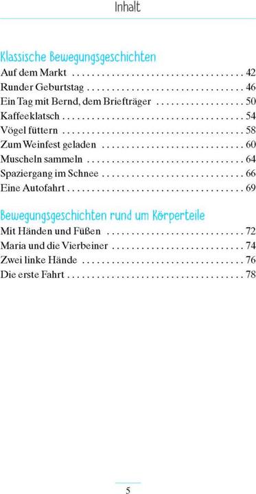 Produktbild Geschichten zum Bewegen (Deutsch, Natali Mallek, Annika Schneider, 2018)