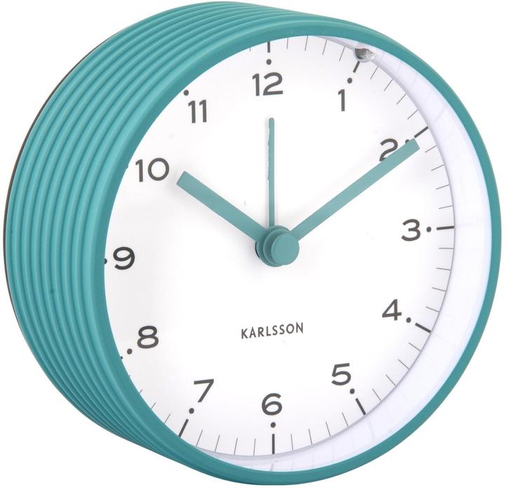 Actual product image Karlsson Classic alarm clock Circus Rings Turquoise blue