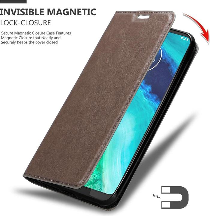 Image du produit Cadorabo Book Couverture magnétique invisible (Motorola Moto G8)