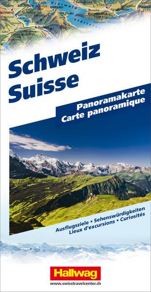 Produktbild Schweiz Panoramakarte (Kümmerly+FreyAG, Hallwag/, Deutsch, Englisch, Französisch, Italienisch)