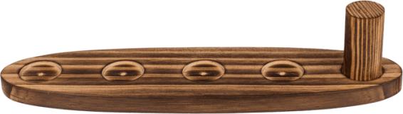 Produktbild Ootb Ringwurf Trinkspiel aus Holz 25cm, inkl. 2 Shot Gläser