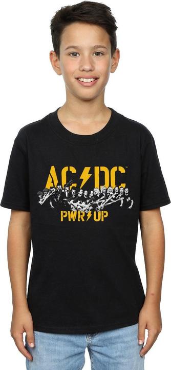 Actual product image AC/DC Boys PWR UP Portrait Motion T-Shirt (116)