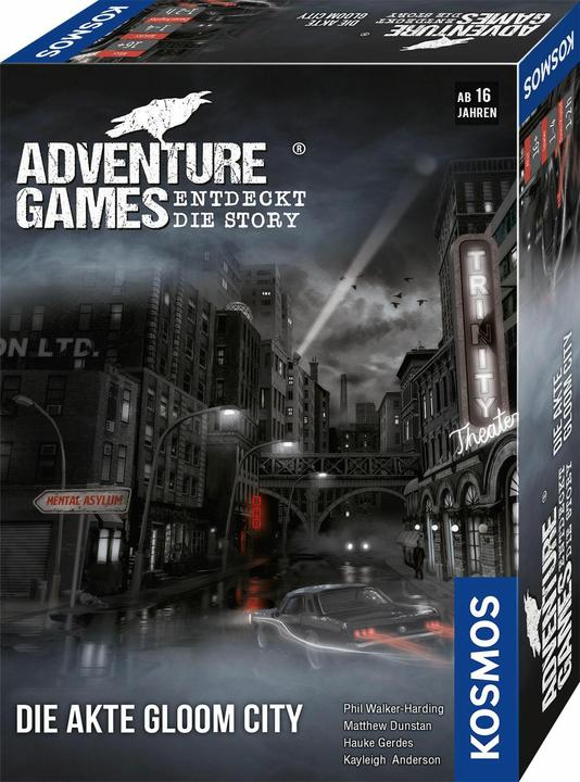Produktbild Kosmos Familienspiel Adventure Games: Die Akte Gloom City (Deutsch)