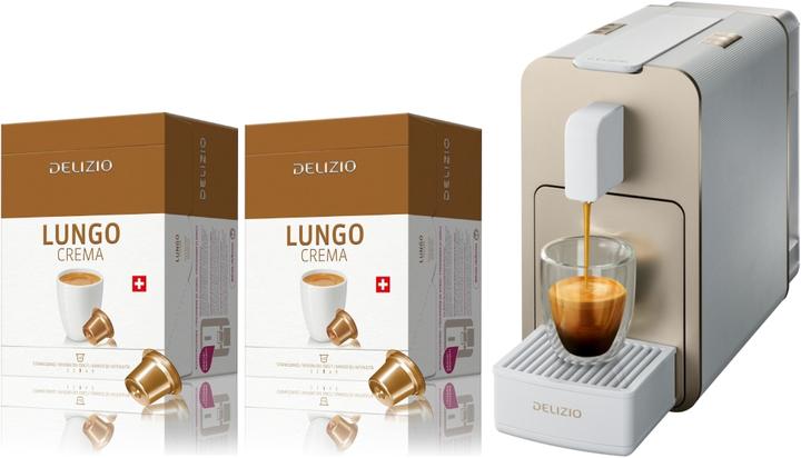 Produktbild Delizio Viva Elegante inkl. 2×48 Kapseln Lungo Crema