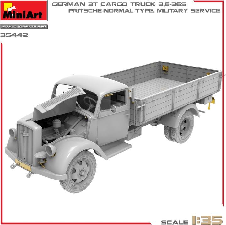 Immagine prodotto 1:35 Dt. 3 To. Camioncino da carico con pianale