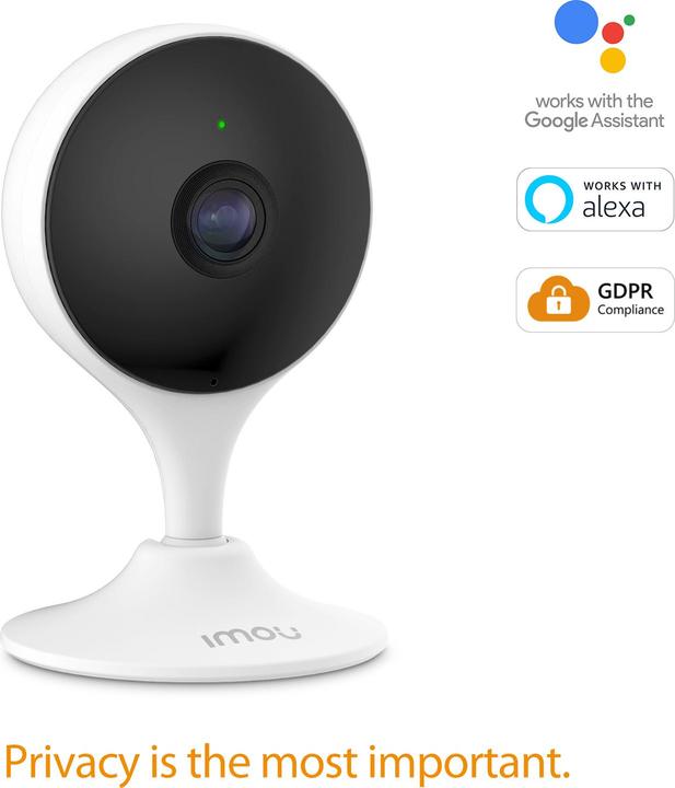 Image du produit Imou IPCam Cue2-D intérieur 2MP WLAN 1080P H.264 IR APP (1920 x 1080 Pixels)