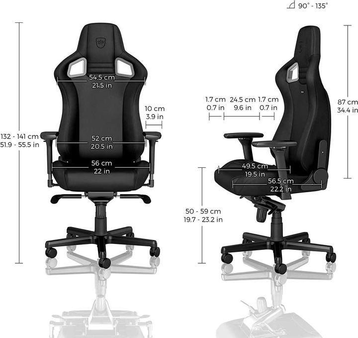 Image du produit noblechairs EPIC - Black Edition