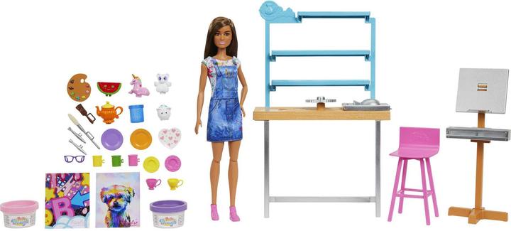 Actual product image Barbie Relax and Create Art Studio Playset and Doll