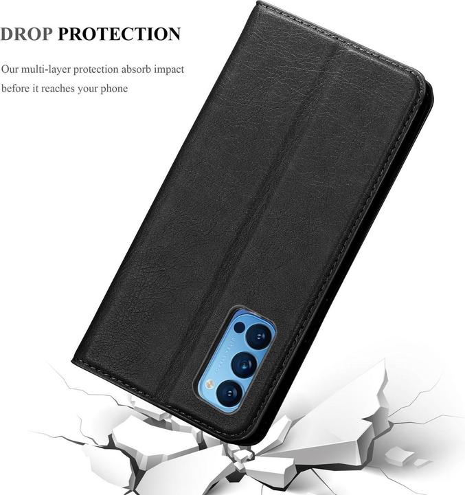 Image du produit Cadorabo Book Couverture magnétique invisible (Oppo Reno 4 Pro 5G)