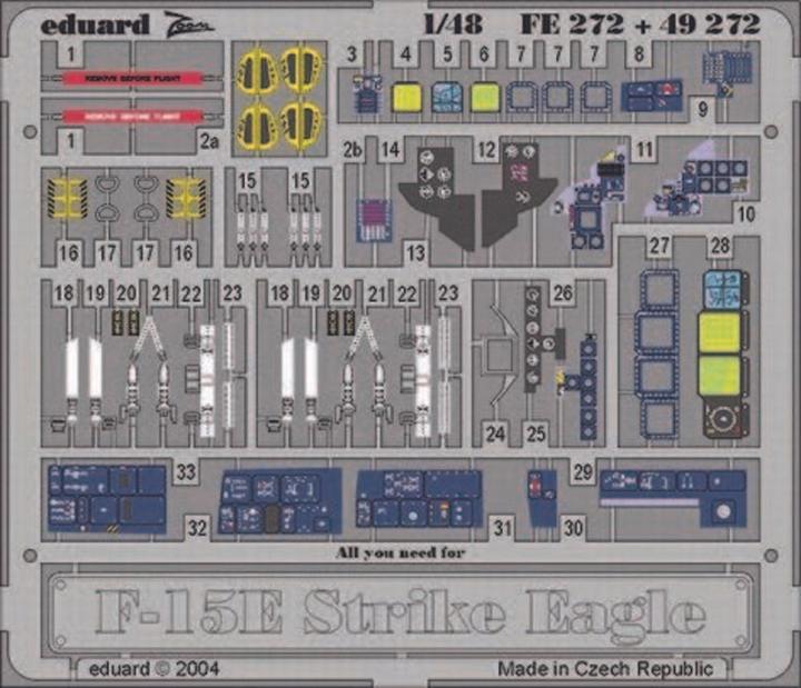 Immagine prodotto Eduard Set di interni F-15E Strike Eagle