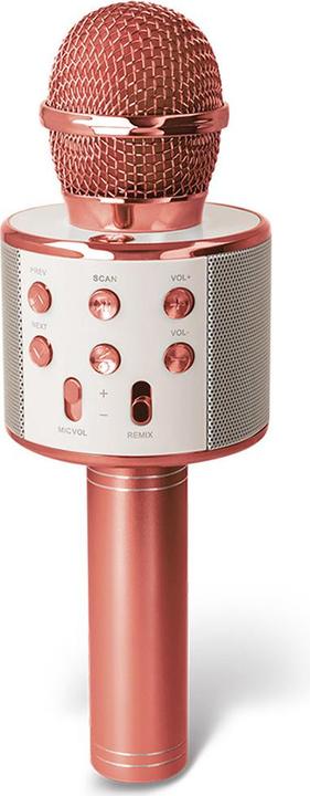 Actual product image Forever Bluetooth microphone with speaker BMS-300 rose gold