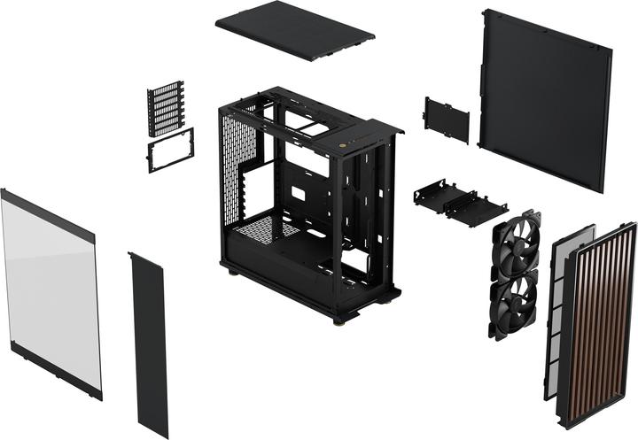 Actual product image Fractal North (ATX, mATX, Mini-ITX)