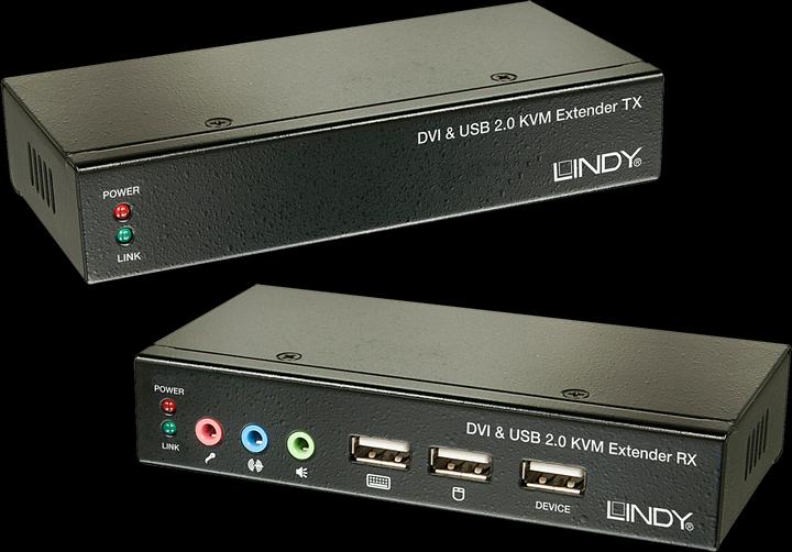 Produktbild Lindy Cat.6 KVM Extender Classic DVI USB
