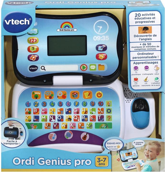 Actual product image VTech Ordi Genius pro noir (French)