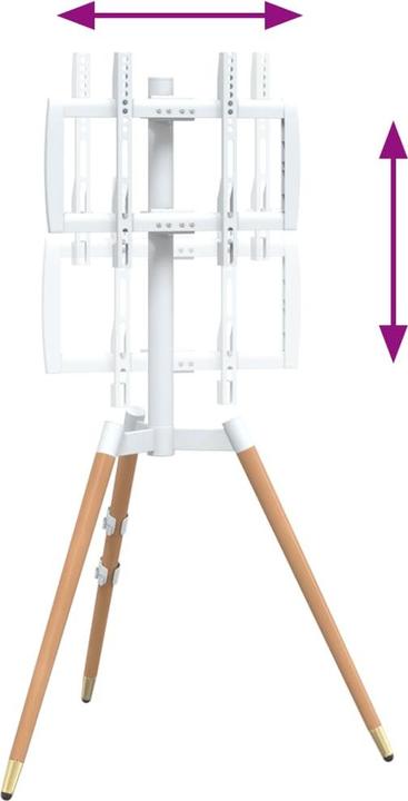Actual product image VidaXL TV stand 37-65 inch screen Max VESA 400x400 mm 40 kg (65", 40 kg)