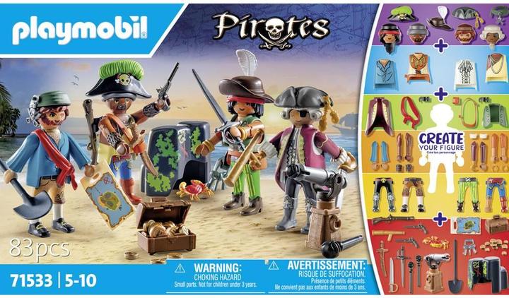 Actual product image Playmobil My figures: Pirates (71533, Playmobil Pirates)